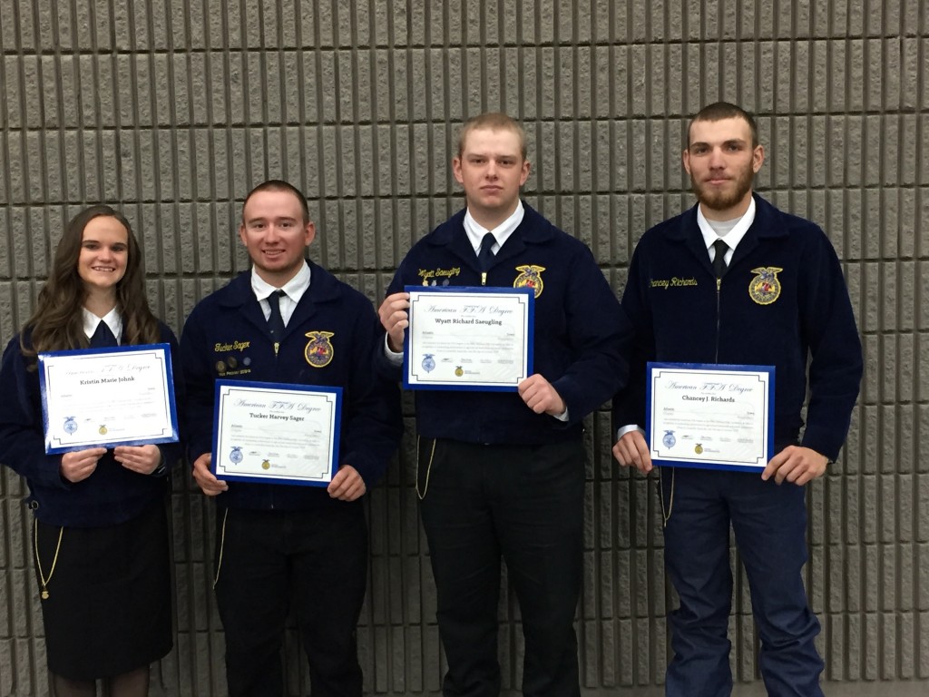 Atlantic FFA Members Awarded American FFA Degree « KJAN Radio