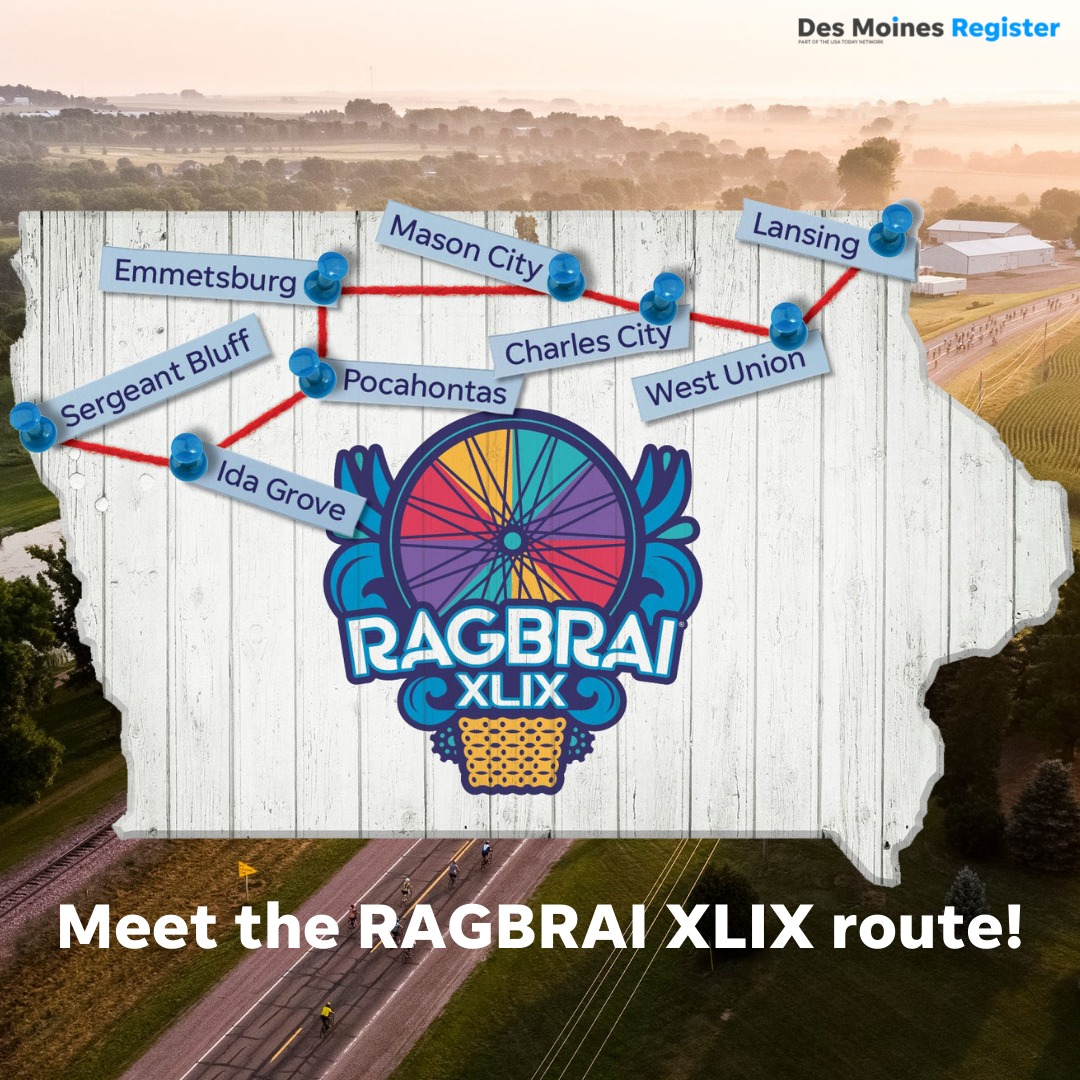 RAGBRAI 2022 route announced « KJAN Radio Atlantic, IA AM 1220